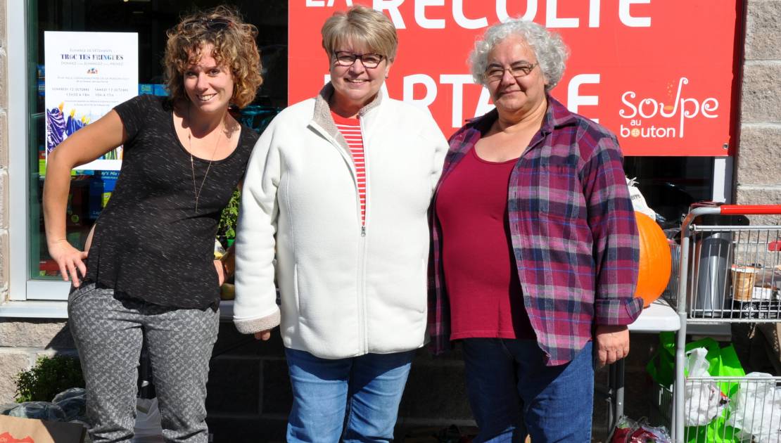 La récolte du partage a lieu aujourd'hui