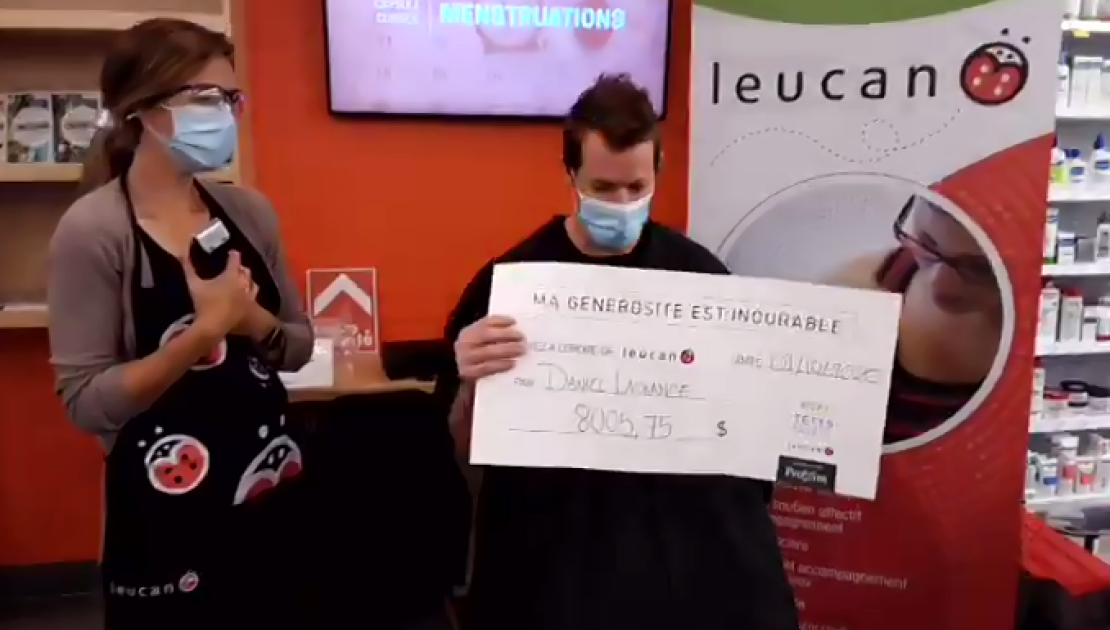 Un total de 40 100$ pour la 11e édition du défi têtes rasées de Montmagny