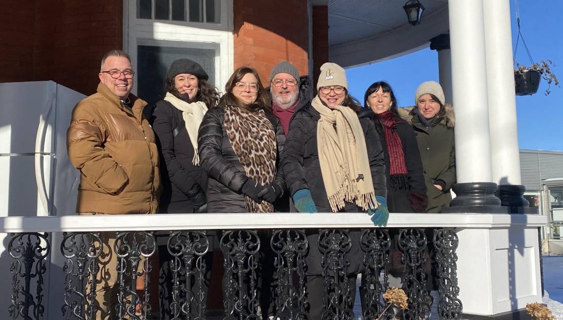 Les divers partenaires du projet. (Photo de courtoisie)