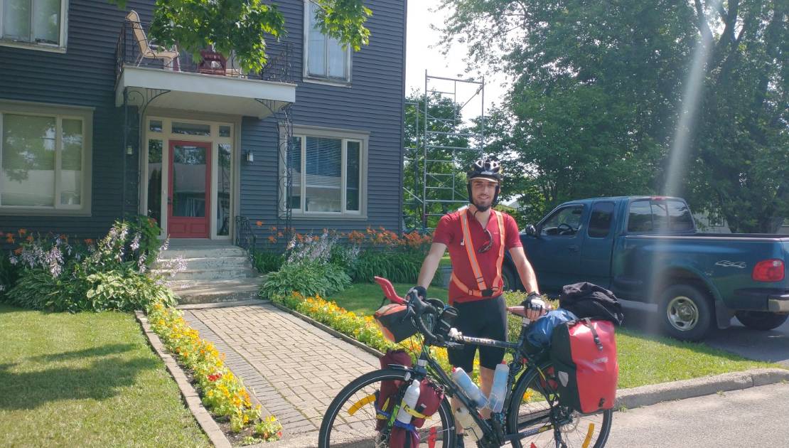 Paul Lefort traversera le Canada à vélo