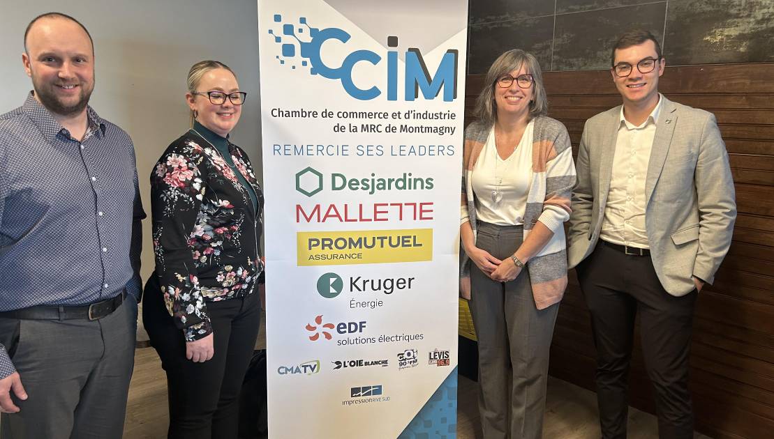 Mathieu Labrecque, Isabelle Blais, Danielle Létourneau et Maxime Jean