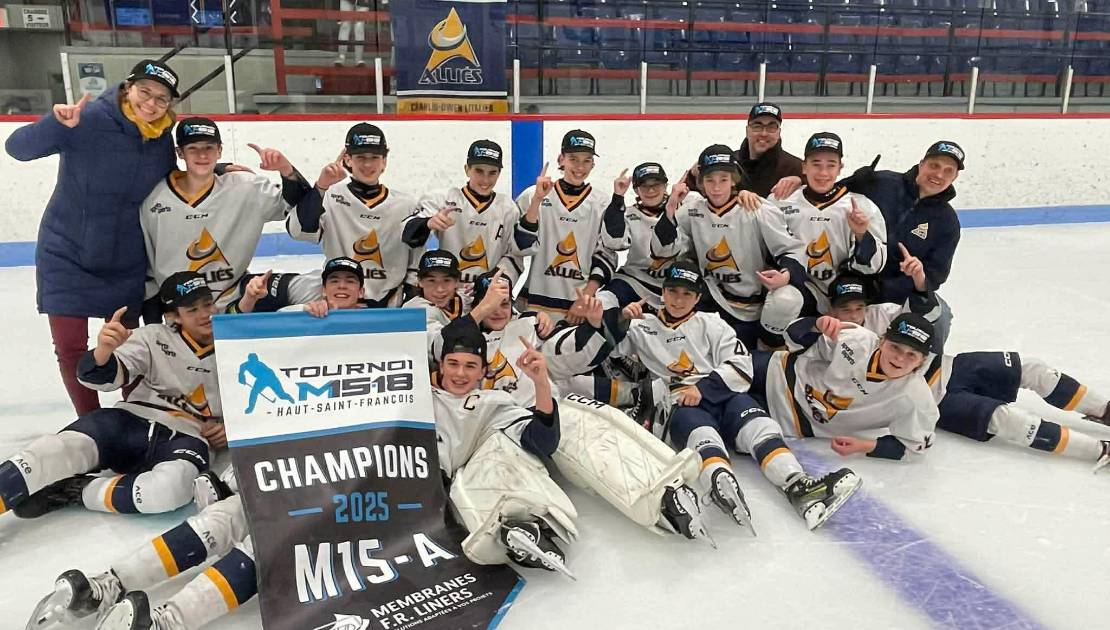 Les Alliés triomphent au Tournoi HSF à East Angus