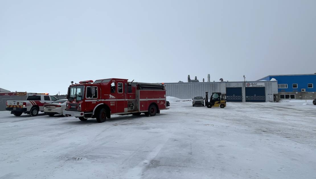 Un feu rapidement contrôlé chez Chabot Carrosserie