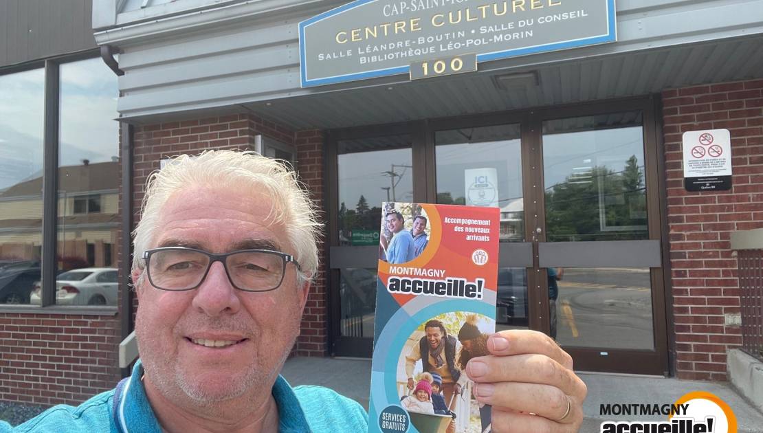 M. Alain Brebion, agent d’accueil et d’intégration (crédit : MRC de Montmagny.)
