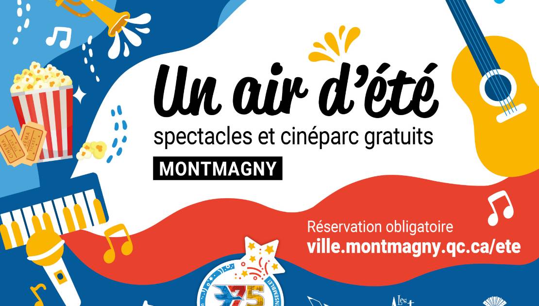 Spectacles et cinéparc gratuits à Montmagny cet été