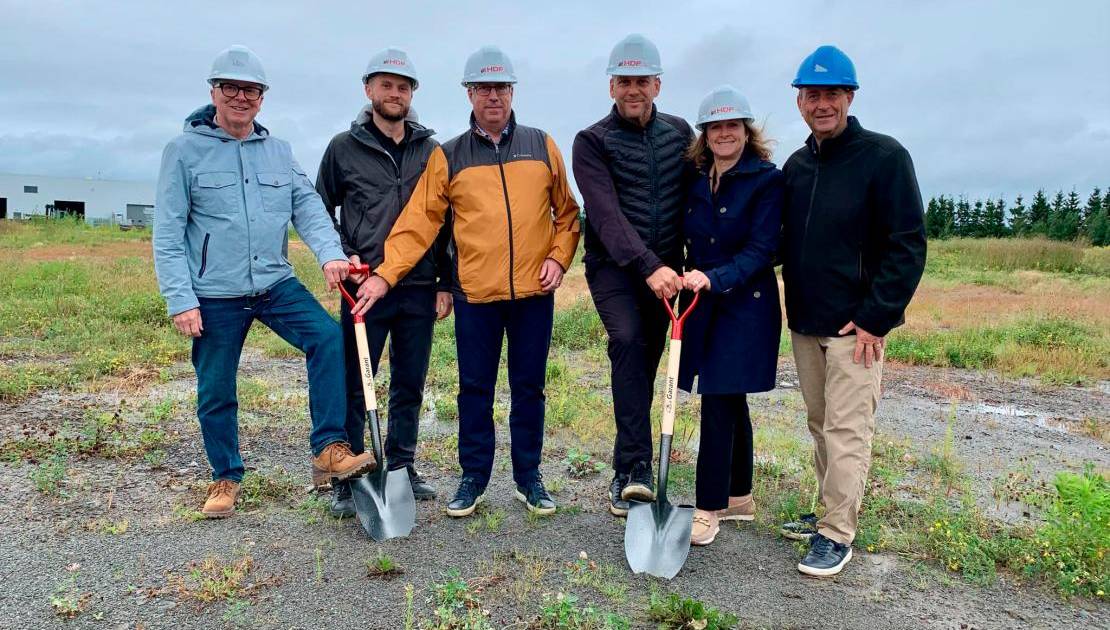 Marc Laurin, Édouard Pelletier, Claude Mathieu, François Pelletier, Caroline Hébert et Marc Lefrançois. Photo de courtoisie.