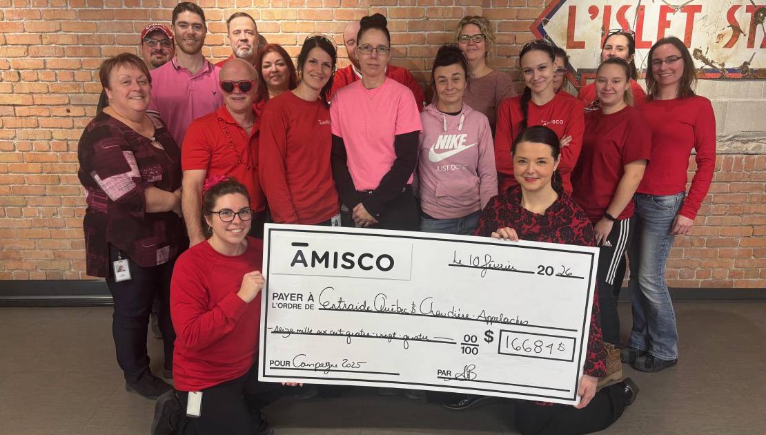 L’équipe d’Amisco L’Islet. (Photo de courtoisie)