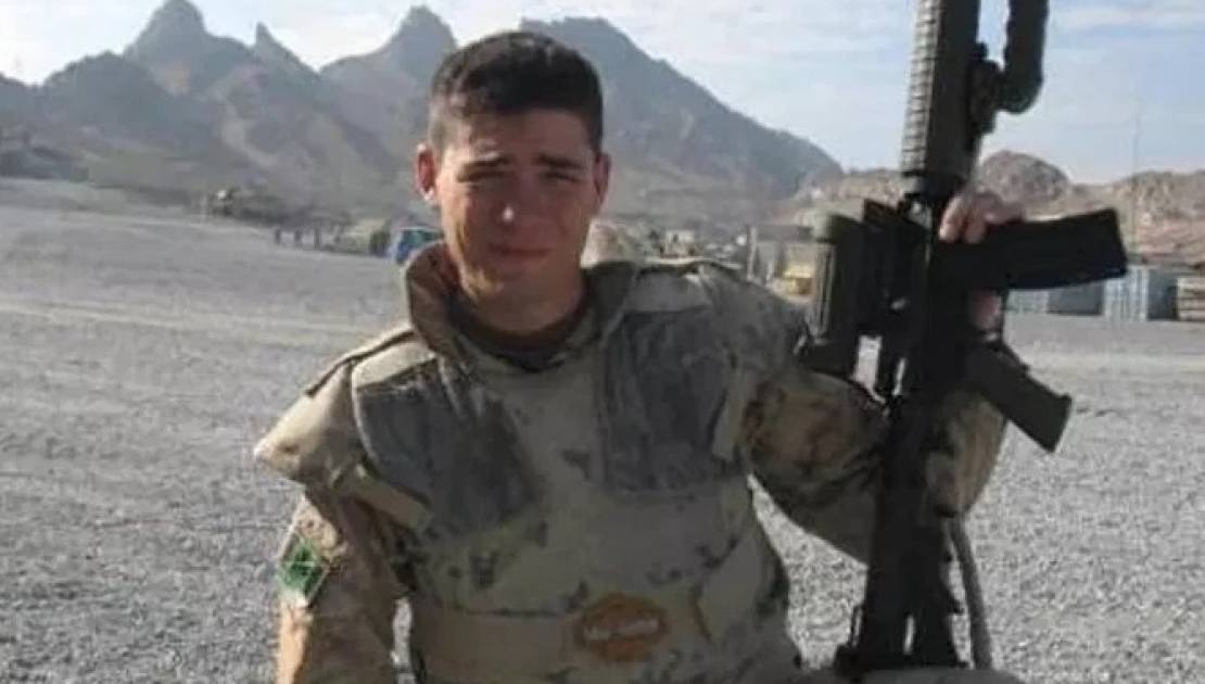 Le sergent Patrick Bouchard en Afganistan.
