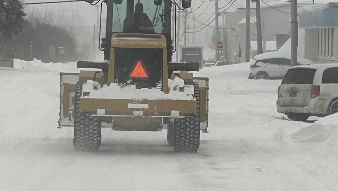 Opération déneigement à Montmagny