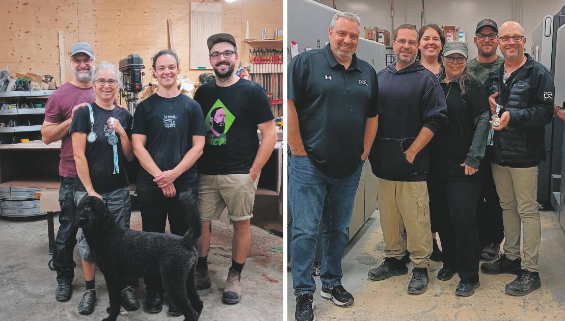 Les finalistes dans Prestige Production manufacturière industrielle ou distribution. (Photos de courtoisie)