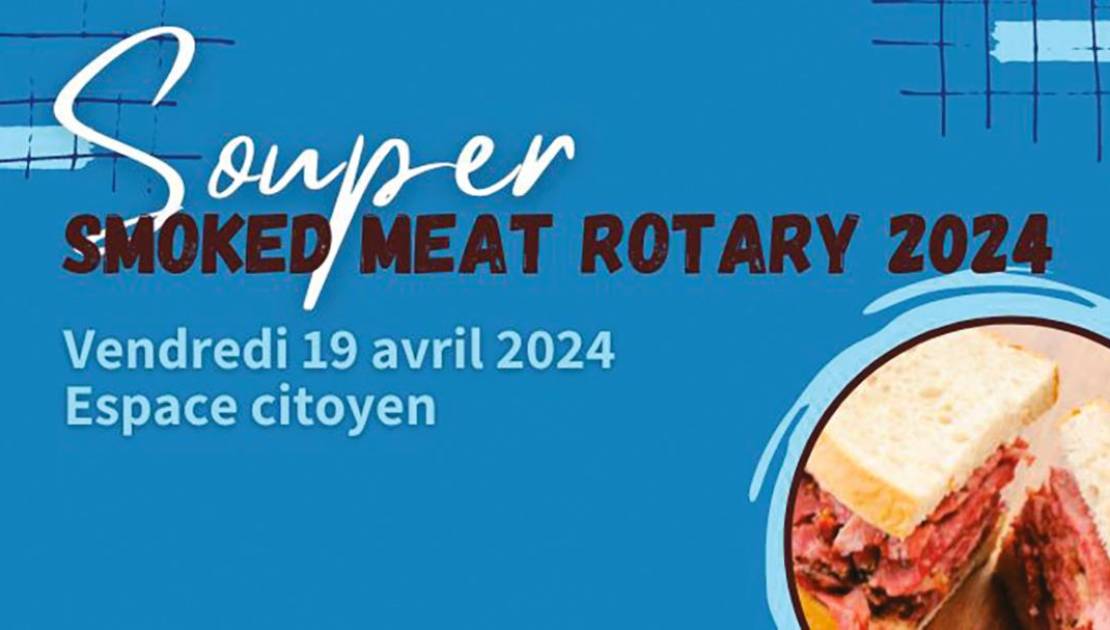 Souper Smoked Meat au profit du Club Rotary