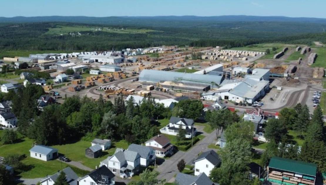 L’usine du Groupe Lebel de Saint-Pamphile. Crédit photo : Google Maps.