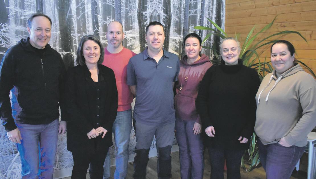 Éric Bourgault, Carole Deschênes, Jean-François Labonté, Arnaud Maurice, Cécile Lesaffre, Noémie Gautreau-Régnier et Annick Bélanger. (Photo: Katy Desjardins)
