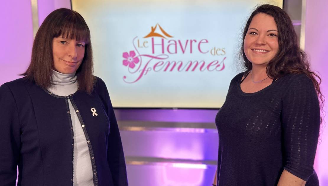 Voyez l'entrevue de Michèle Cody et Karine Boutin, intervenantes au Havre des Femme.