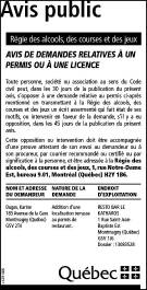 Avis public