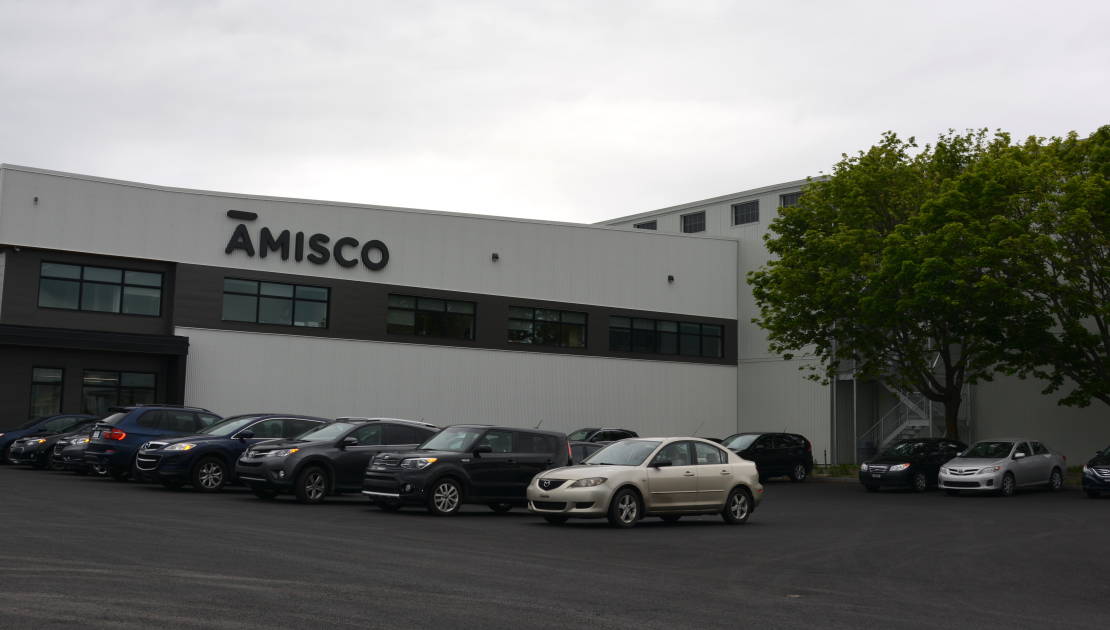 L’usine de la compagnie Amisco à L’Islet.