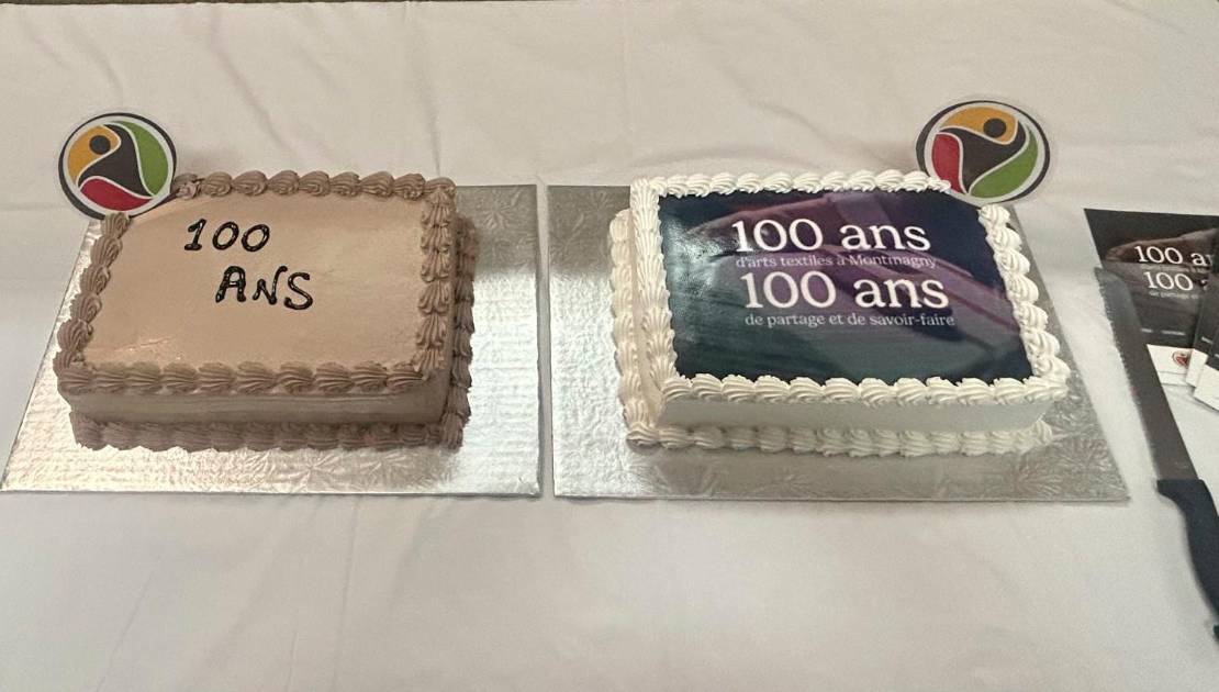 Les gâteaux servis.