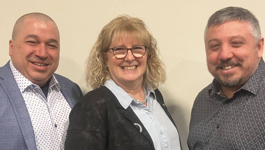 M. Frédéric Jean, Mme Chantal Côté et M. Bruno Gagné. (Photo de courtoisie)