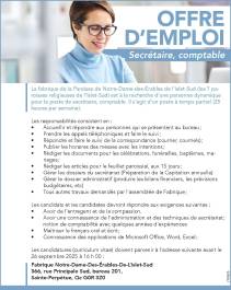 Secrétaire, comptable