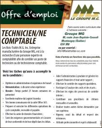 TECHNICIEN/NE COMPTABLE