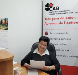 Judy Gareau qui est bénévole au CAB depuis plus de 20 ans. (Photo de courtoisie)