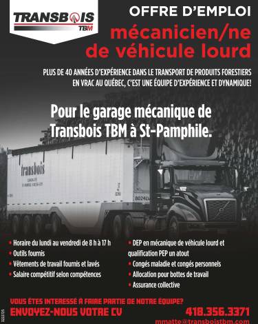 Mécanicien/ne de véhicule lourd