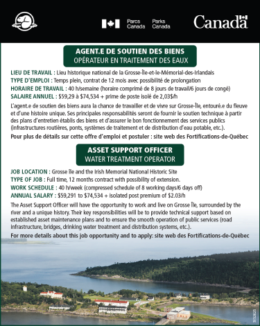 AGENT.E DE SOUTIEN DES BIENS / OPÉRATEUR EN TRAITEMENT DES EAUX