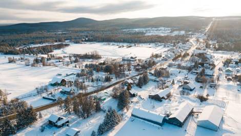 Survol de Sainte-Lucie. (Crédit: MRC de Montmagny)