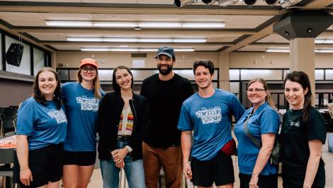 Photo courtoisie de la Fondation Laurent Duvernay-Tardif. (Crédit : Laetitia Clouzot)
