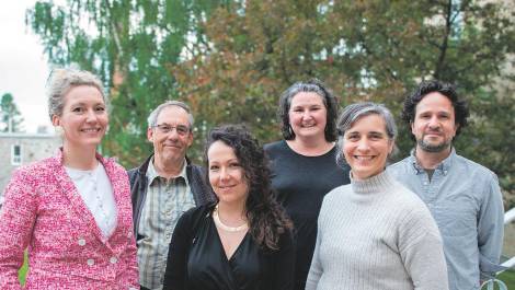 Les membres du nouveau conseil d’administration de Culture Chaudière-Appalaches. (Photo de courtoisie)