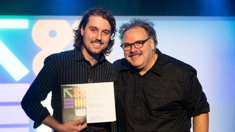 Jérémy Boulet, coordonnateur à la programmation ADLS et David Laferrière, président du CA de RIDEAU (Crédit photo : Louis-Charles Dumais)