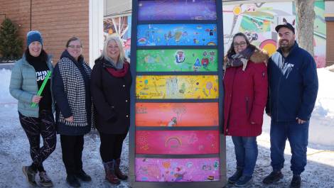 Myriam Fortin, Manon Garant, Renée Hébert, Mélissa Boilard et Patrick Vachon.