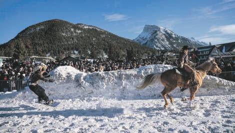 L’événement de Banff attirent les foules. (Photos: Skijor Canada)
