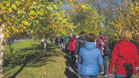 L’édition 2024 de la Grande marche de Montmagny. Crédit photo : Ville de Montmagny.
