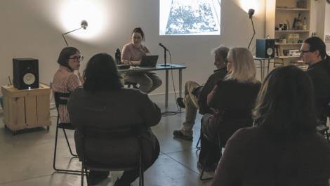 Présentation publique à l’hiver 2025. (Crédit : Jean-Pierre Pelletier)
