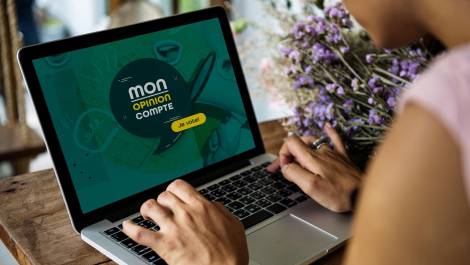 La plateforme « Mon opinion compte ». Photo de courtoisie.
