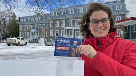 La mairesse de Monymagny, Gabrielle Brisebois. Photo de courtoisie.