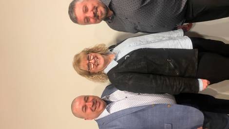 M. Frédéric Jean, Mme Chantal Côté et M. Bruno Gagné. (Photo de courtoisie)