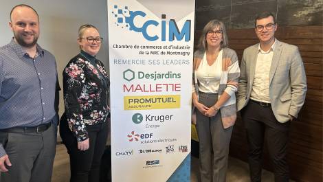 Mathieu Labrecque, Isabelle Blais, Danielle Létourneau et Maxime Jean