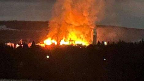 Un incendie ravage une ferme à Cap-Saint-Ignace