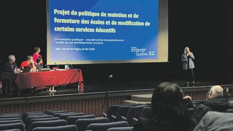 Lors de la consultation de Montmagny.