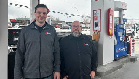 Sur la photo : Thierry Hermann à gauche et Dany Rouillard à droite. Photo de courtoisie.