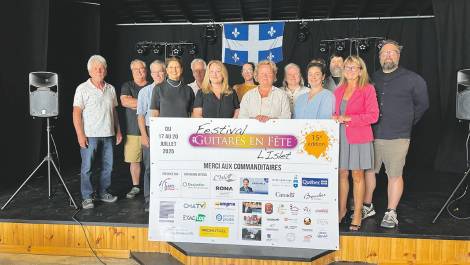 Les organisateurs et partenaires de Guitares en Fête.