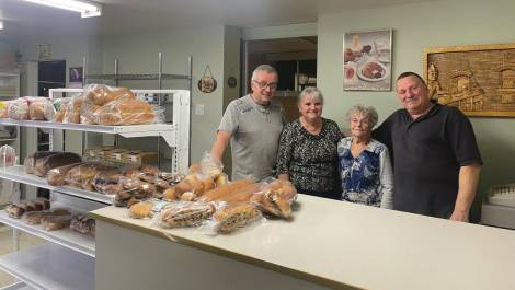 Yves, Diane, Aline et Guy Blouin.