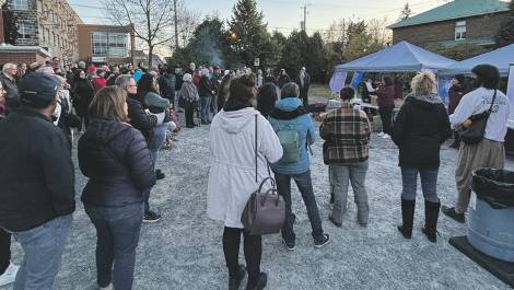 Lors de la Nuit des sans-abris à Montmagny. (Photo: Katy Desjardins)