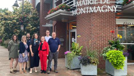 L’équipe du Service de l’urbanisme et du développement durable de la Ville de Montmagny. Crédit photo : Ville de Montmagny.