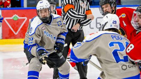 Xavier Fournier a enfilé un tour du chapeau dans le dernier match de la saison régulière. Crédit photo : Yannick David.