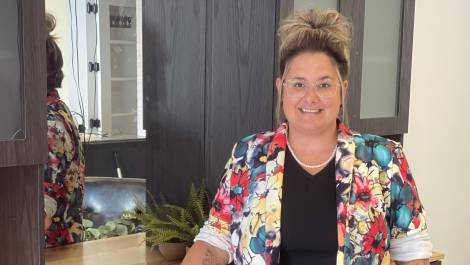 Catherine Lessard ouvre son propre commerce N.D. Coiffure et Head spa. Photo de courtoisie.