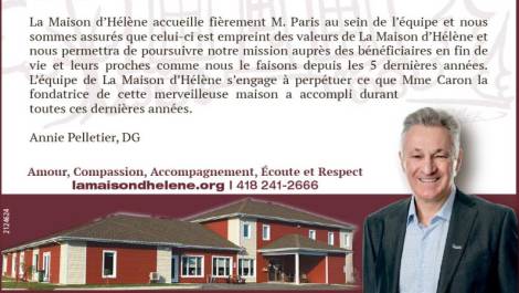 La Maison d’Hélène- Annonce à la présidence