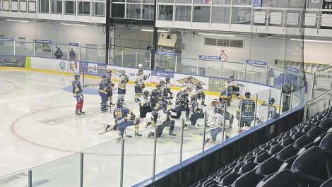 Le Décor Mercier lors de son camp d’entraînement pour la saison 2025-2026. Photo de courtoisie.